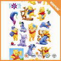 Decorative appealing kids puffy stickers and sponge sticker